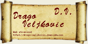 Drago Veljković vizit kartica
